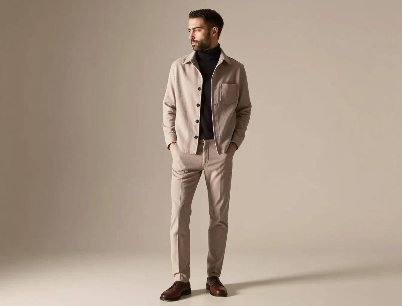 Double Buttercream Man's Suit