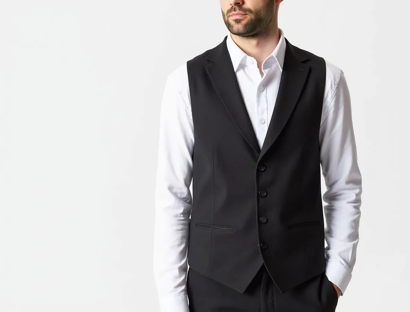 Classic Black Men's Vest