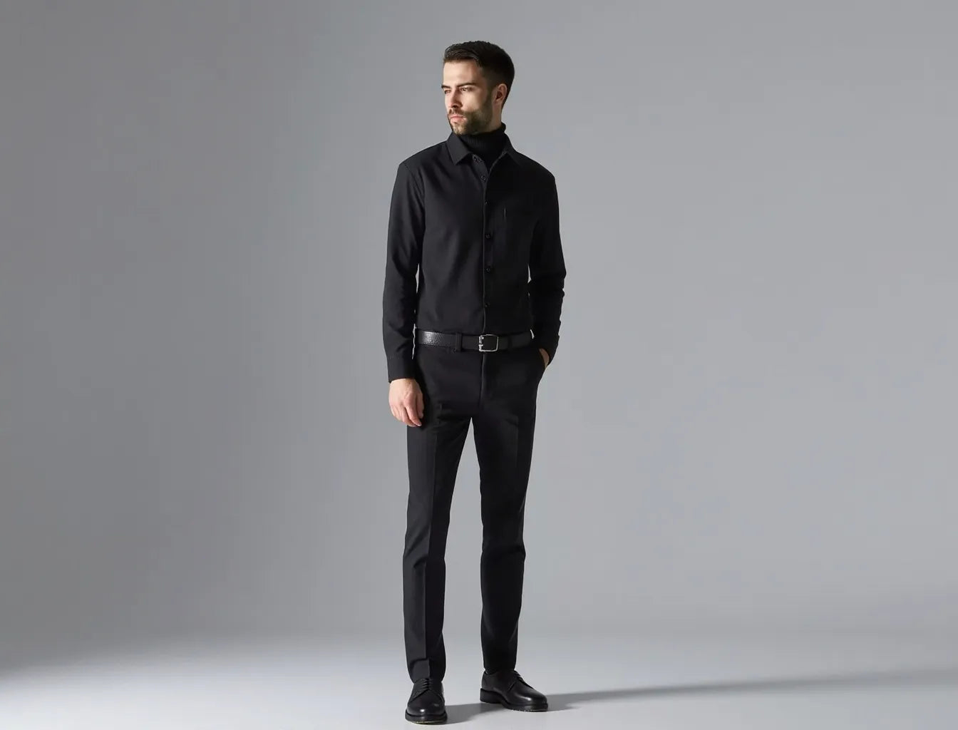 Black Men's Fit Shirt