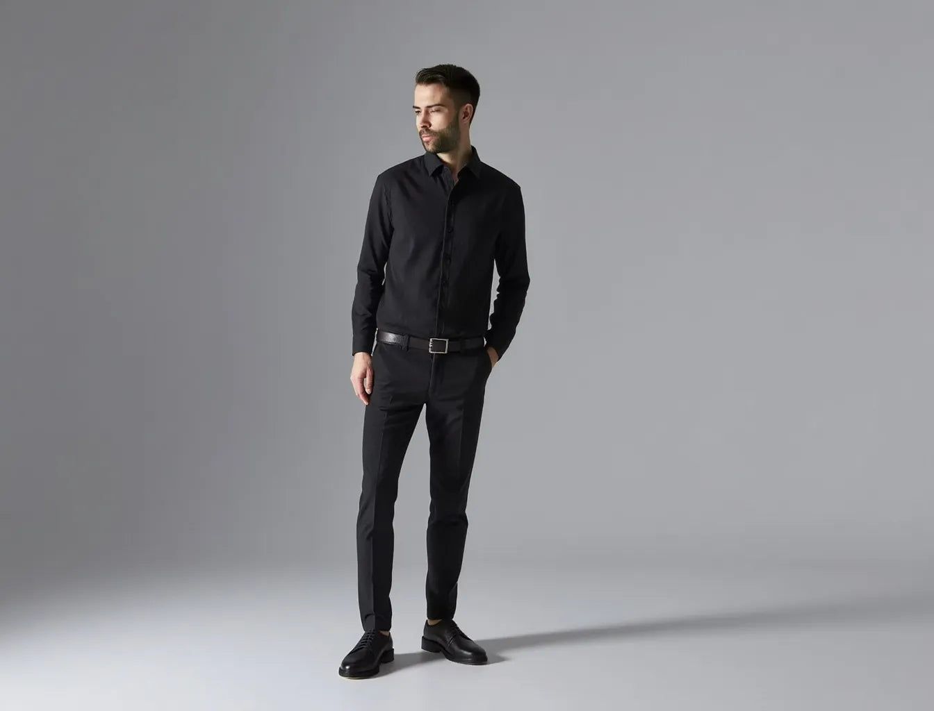 Black Men's Fit Shirt