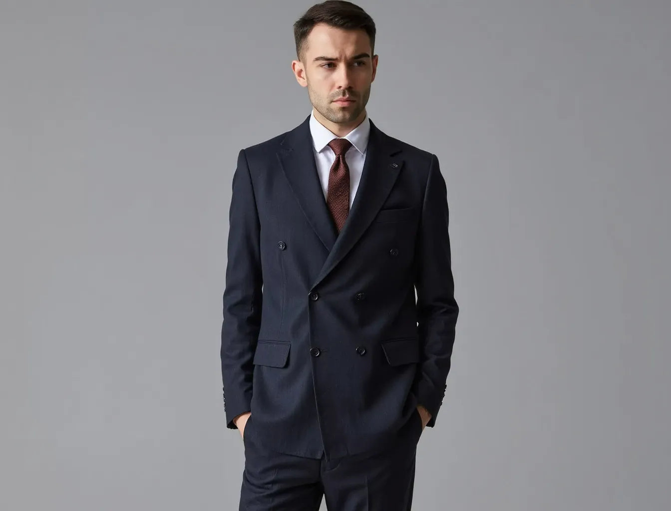 Blue Men's Suit