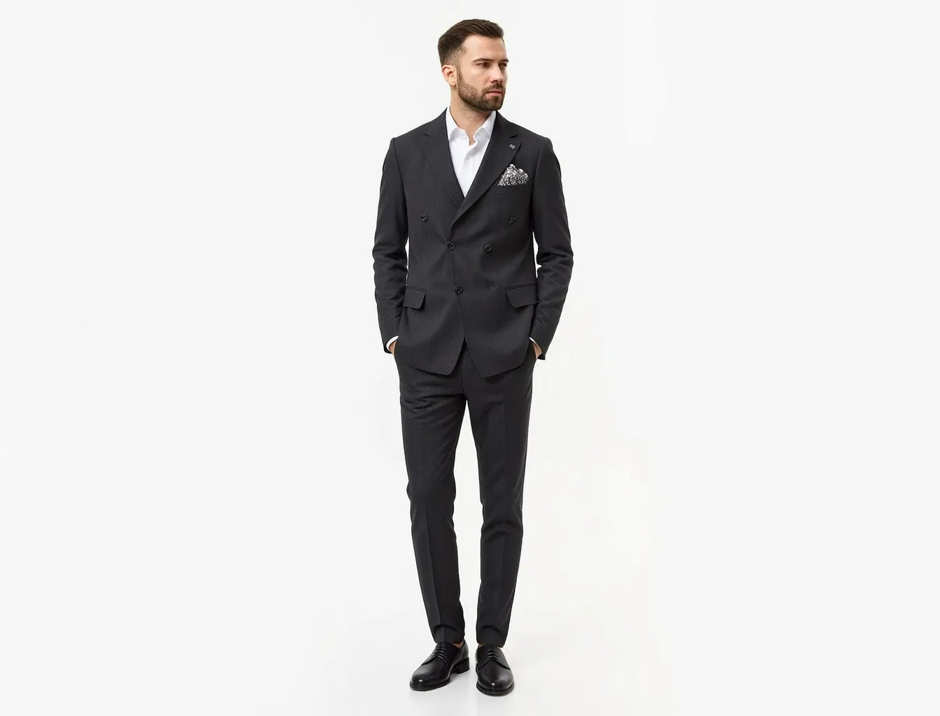 Grey Men's Triple Suit