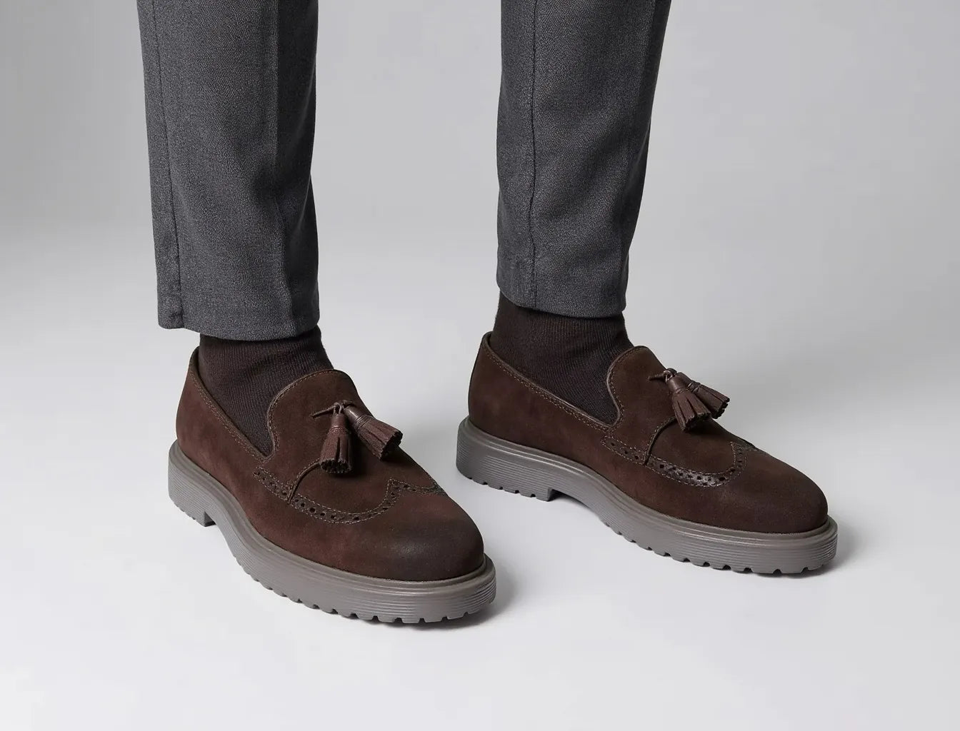 Handmade Brown Suede Shoes