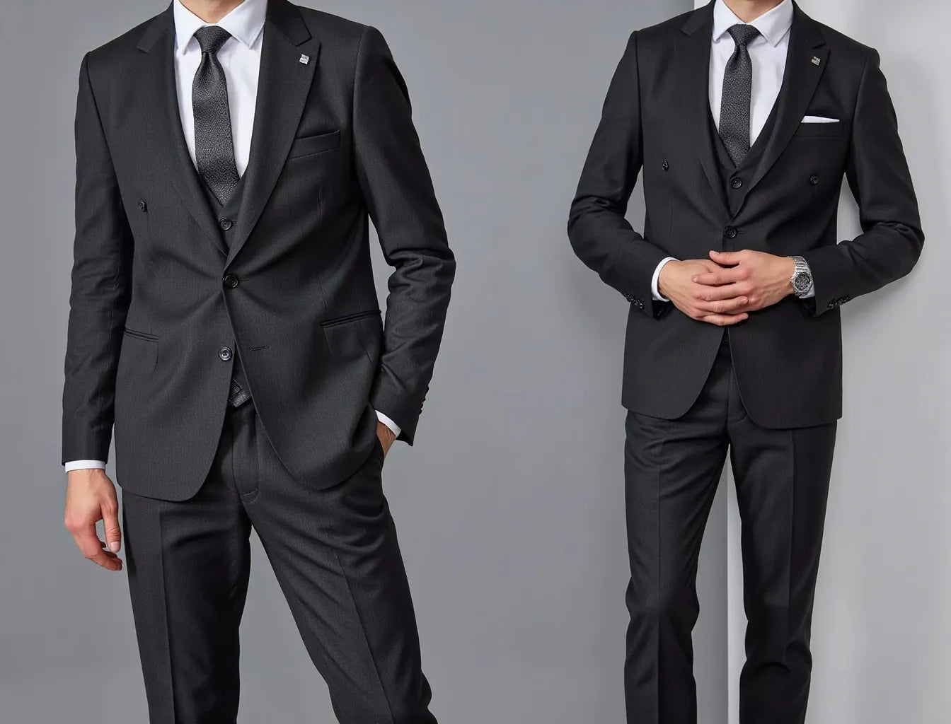 Classic Graphite Suit Triple