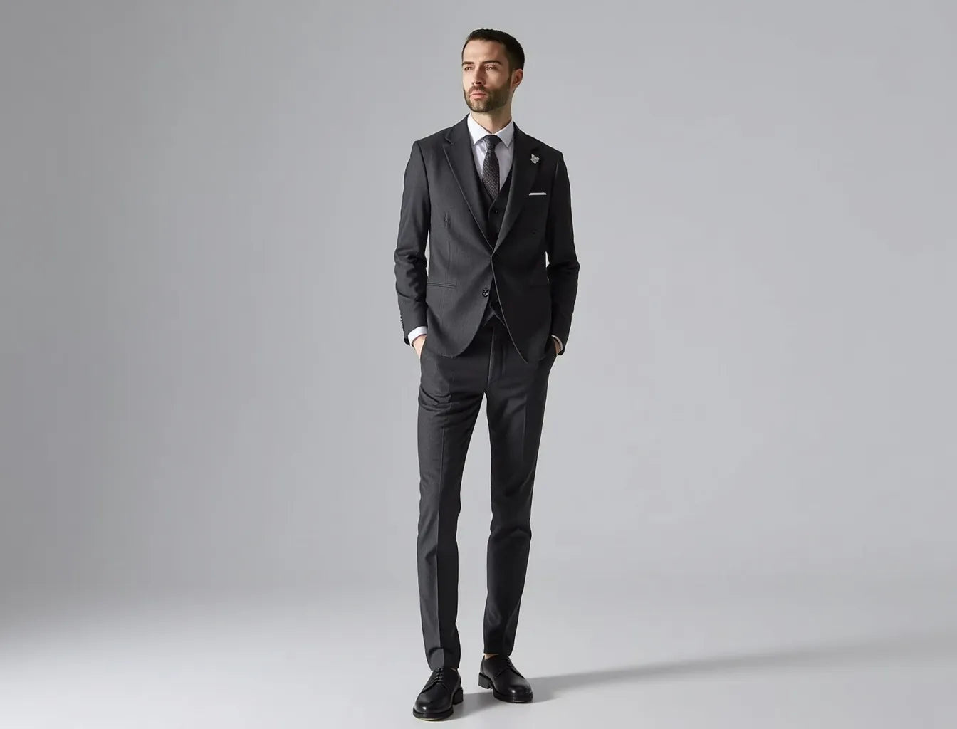 Classic Graphite Suit Triple