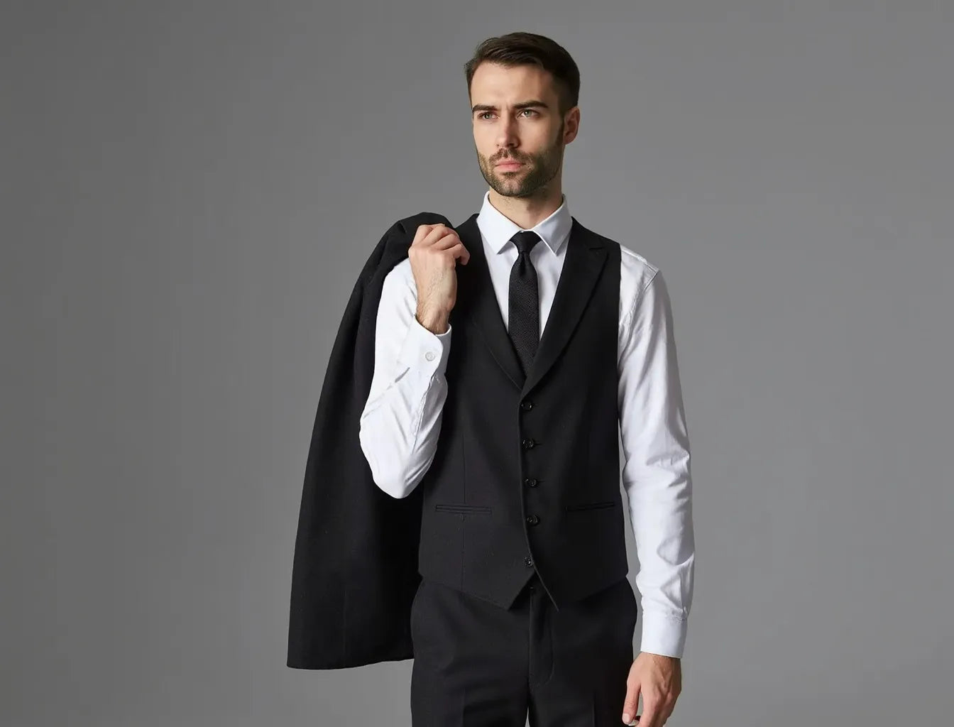 Classic Graphite Suit Triple