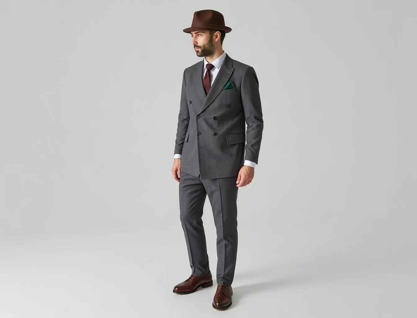 Grey Classic Men's Suit