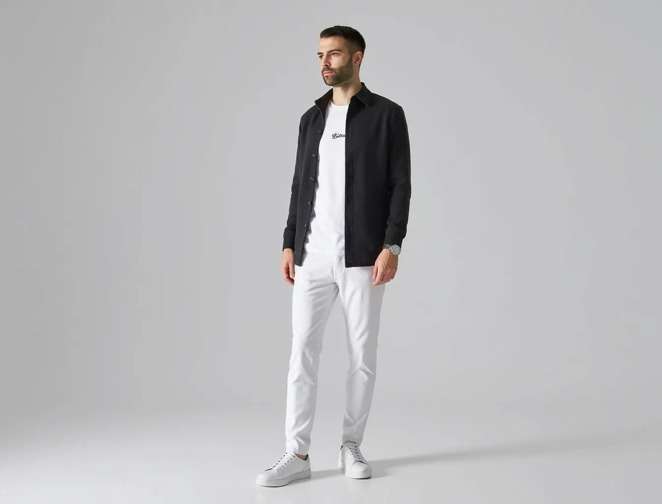 Dark Gray Men's Shirt