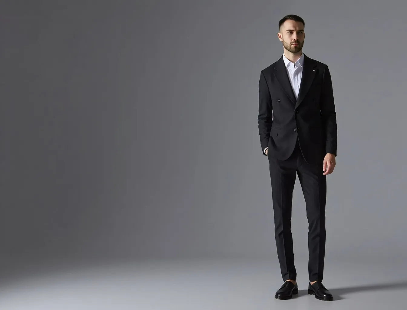 Black Men's Classic Suit